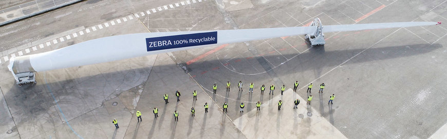 ZEBRA project achieves key milestone with production of the first prototype of its recyclable wind turbine blade